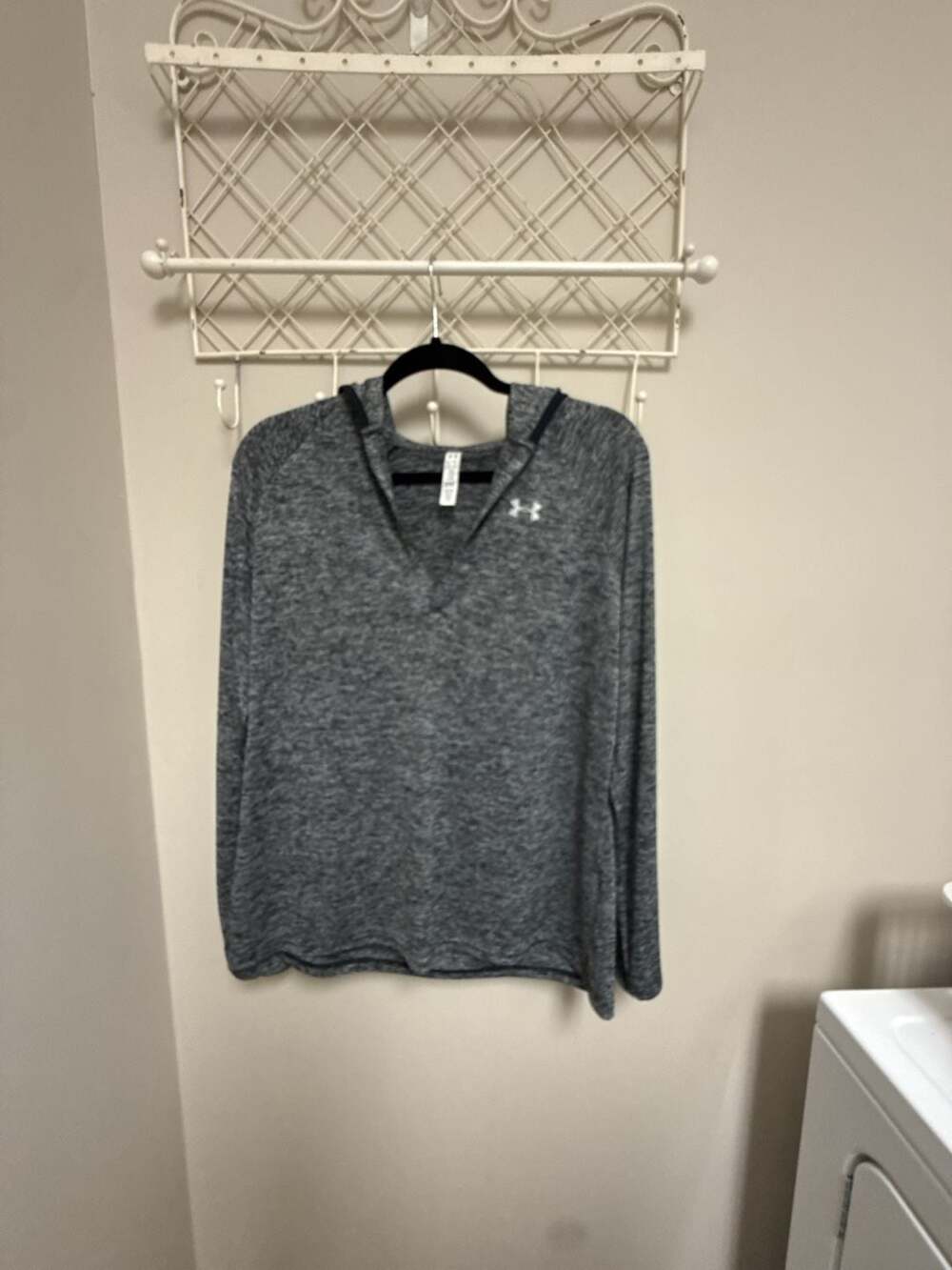 UNDER ARMOUR Women's UA Tech Hooded Henley Long Sleeve  SIZE: xl